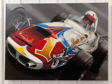 4ft Colin Carter "The Greatest" Four Racing Signed Numbered Canvas Art Print 020 / 250