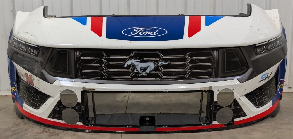 Chase Briscoe's NASCAR No.14 Race Used Ford Mustang Front Bumper Clip (1 of 6)