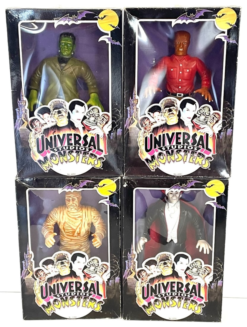 (4) 1991 Universal Monsters 10? Vinyl Figures (1 of 11)