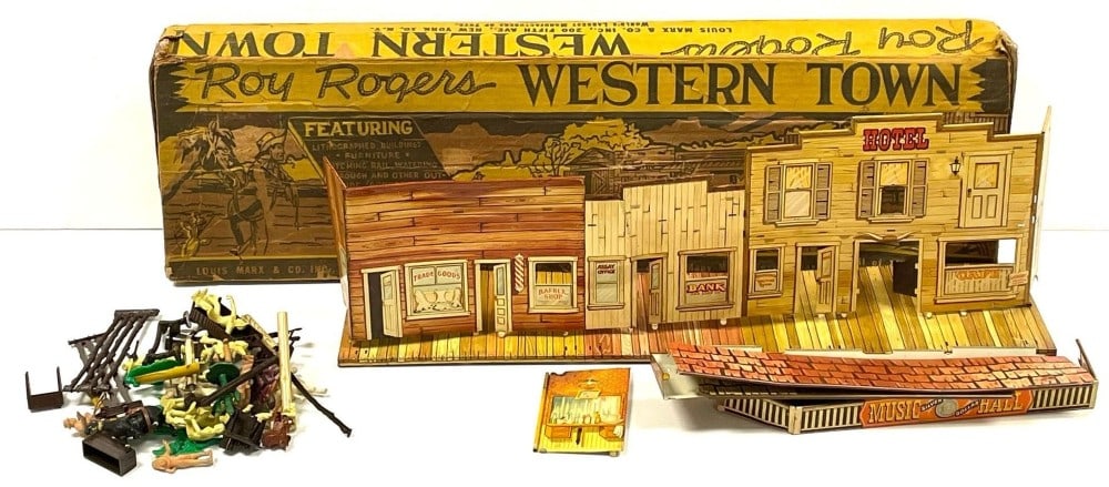 Marx Roy Rogers Western Town Play-set (1 of 6)