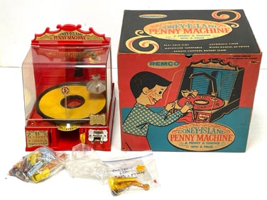 Vintage Coney Island Penny Machine