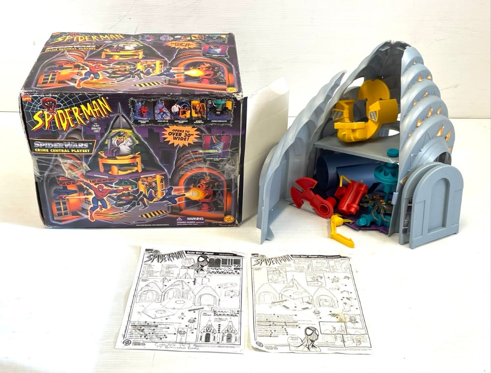 Spiderman Spider wars Crime Central Play Set (1 of 11)
