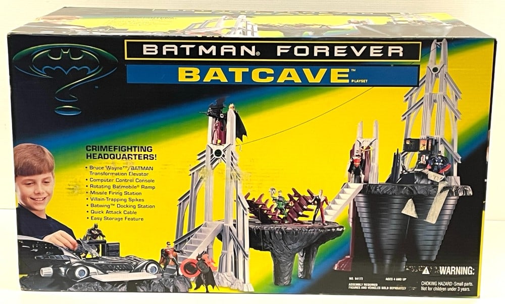 NOS 1995 Batman Forever Bat Cave Play Set (1 of 8)