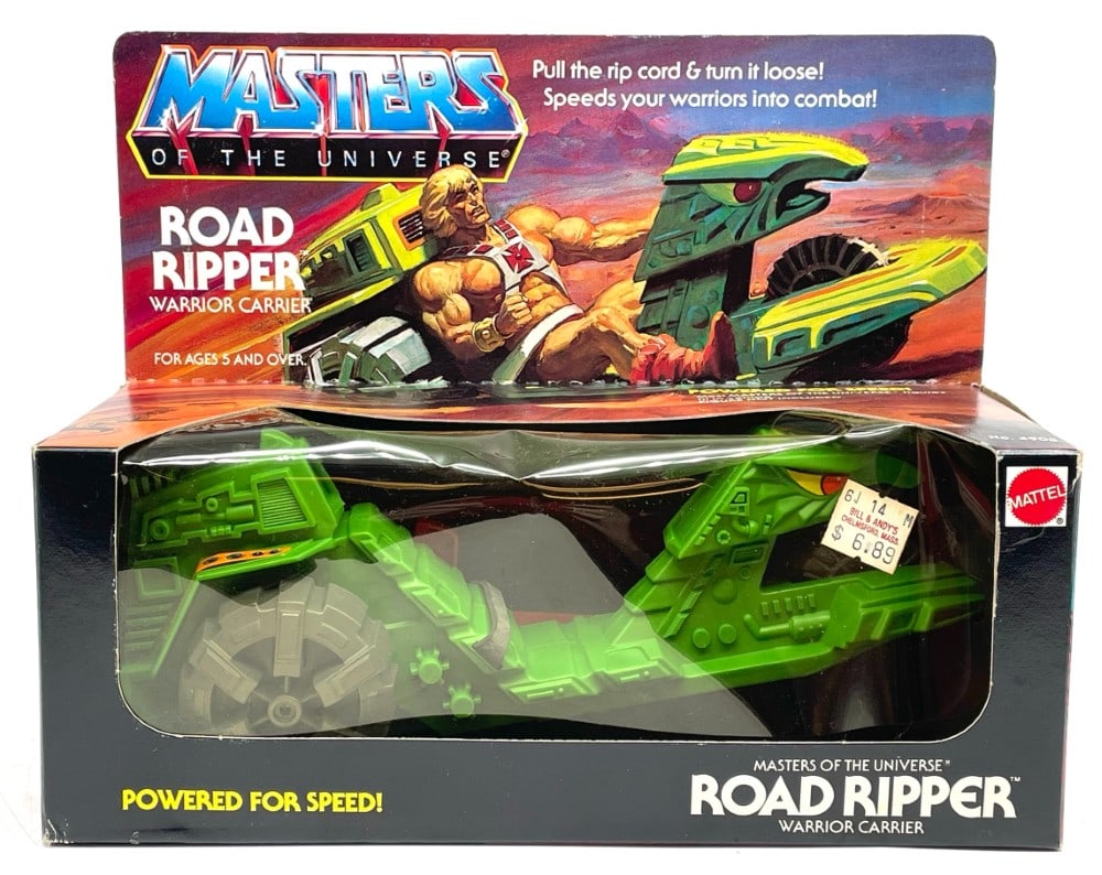 1983 Masters of the Universe Road Ripper: 1983 Masters of the Universe Road Ripper. New and Sealed Figure, Bubble is dented and Box is in overall good condition.