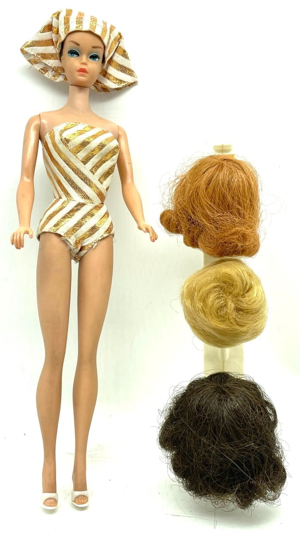Vintage Barbie Fashion Queen #870 with Headband and Wigs: Update