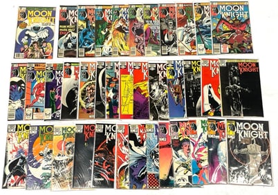 1980 Moon Knight 1-38 Comic Book Set