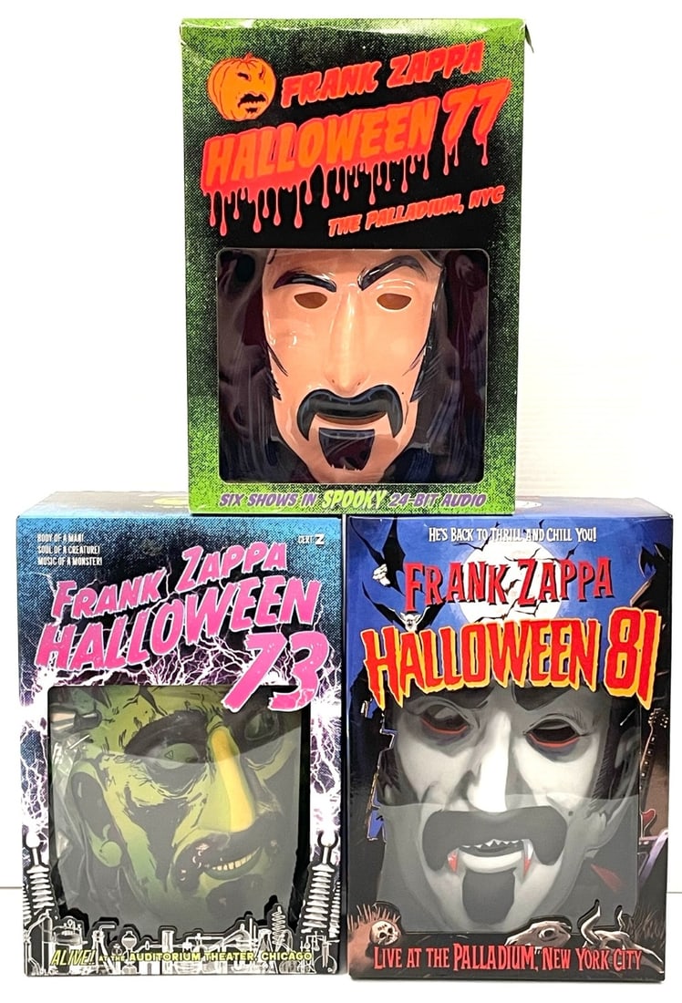 (3) Frank Zappa Halloween Costume Box Sets (1 of 10)