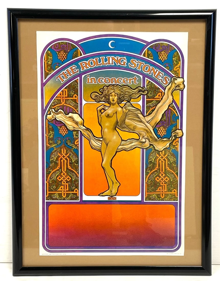 1969 Rolling Stones Concert Tour-Blank Poster (1 of 7)