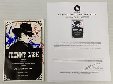 1996 The Johnny Cash Show Signed Program