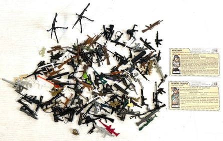 G.I. Joe Weapon Accessories and File Cards