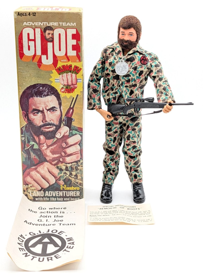 Vintage Hasbro GI Joe Land Adventurer Figure #7280 w/ Box (1 of 11)