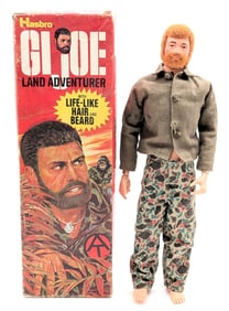 Vintage Hasbro GI Joe Land Adventurer #7401 Figure w/ Box