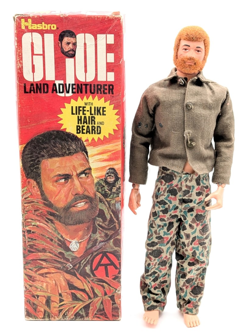 Vintage Hasbro GI Joe Land Adventurer #7401 Figure w/ Box (1 of 11)