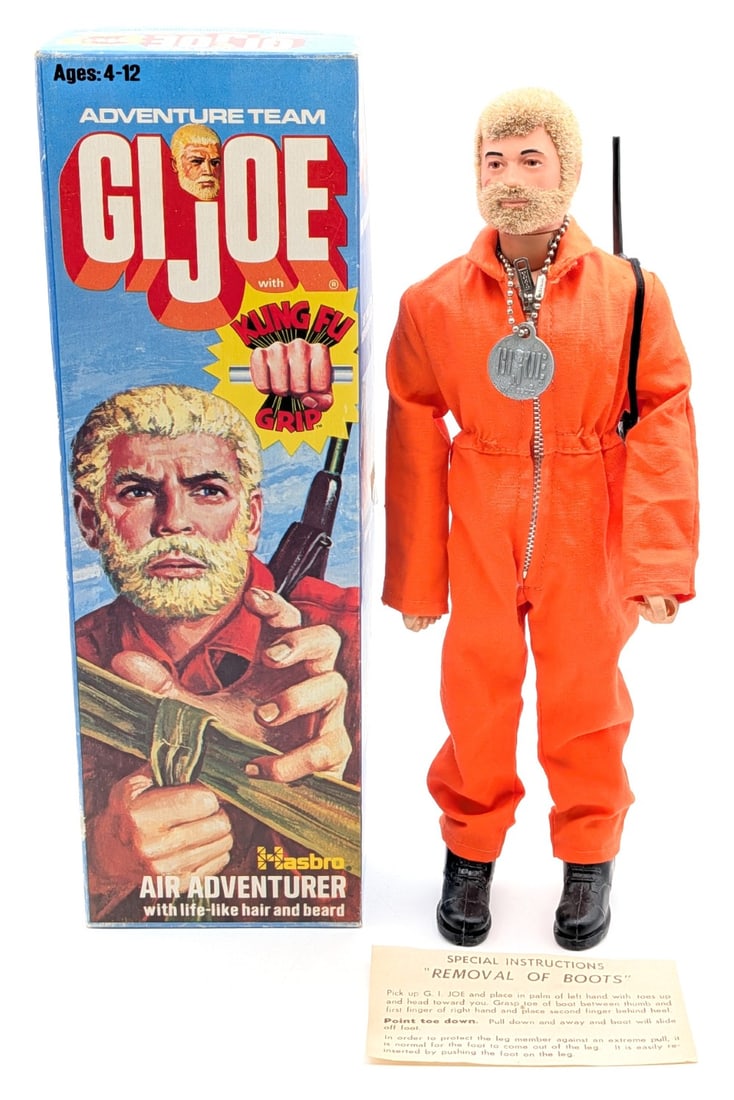 Vintage Hasbro GI Joe Air Adventurer Figure #7282 w/ Box (1 of 11)