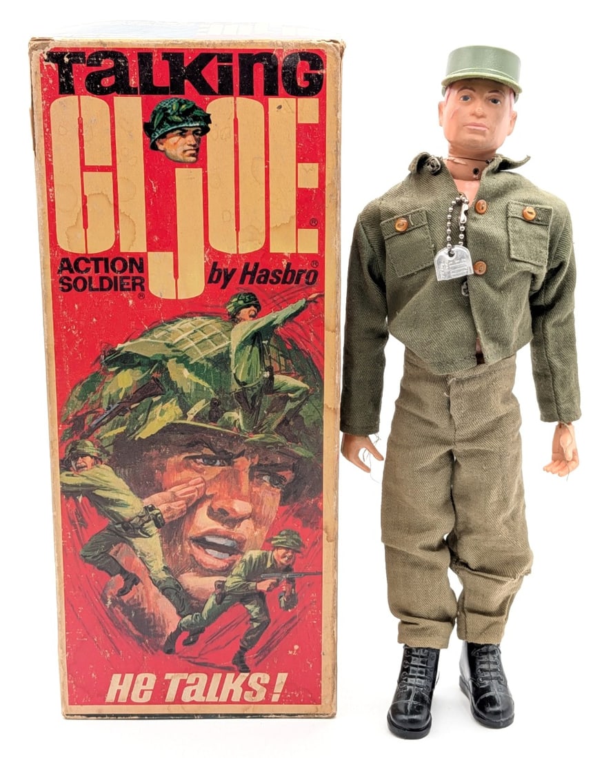 Vintage Hasbro Talking GI Joe Action Soldier #7590 w/ Box (1 of 11)