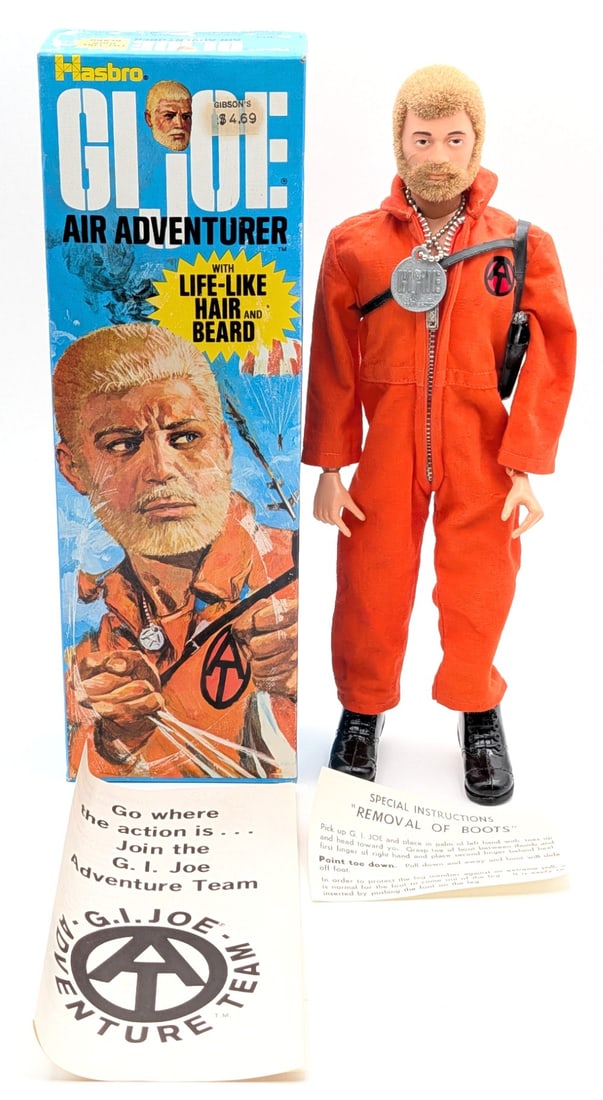 Vintage Hasbro GI Joe Air Adventurer Figure #7403 w/ Box (1 of 11)