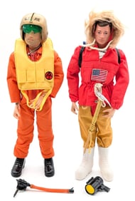 Vintage Hasbro GI Joe Action Pilot and Artic Explorer Figures
