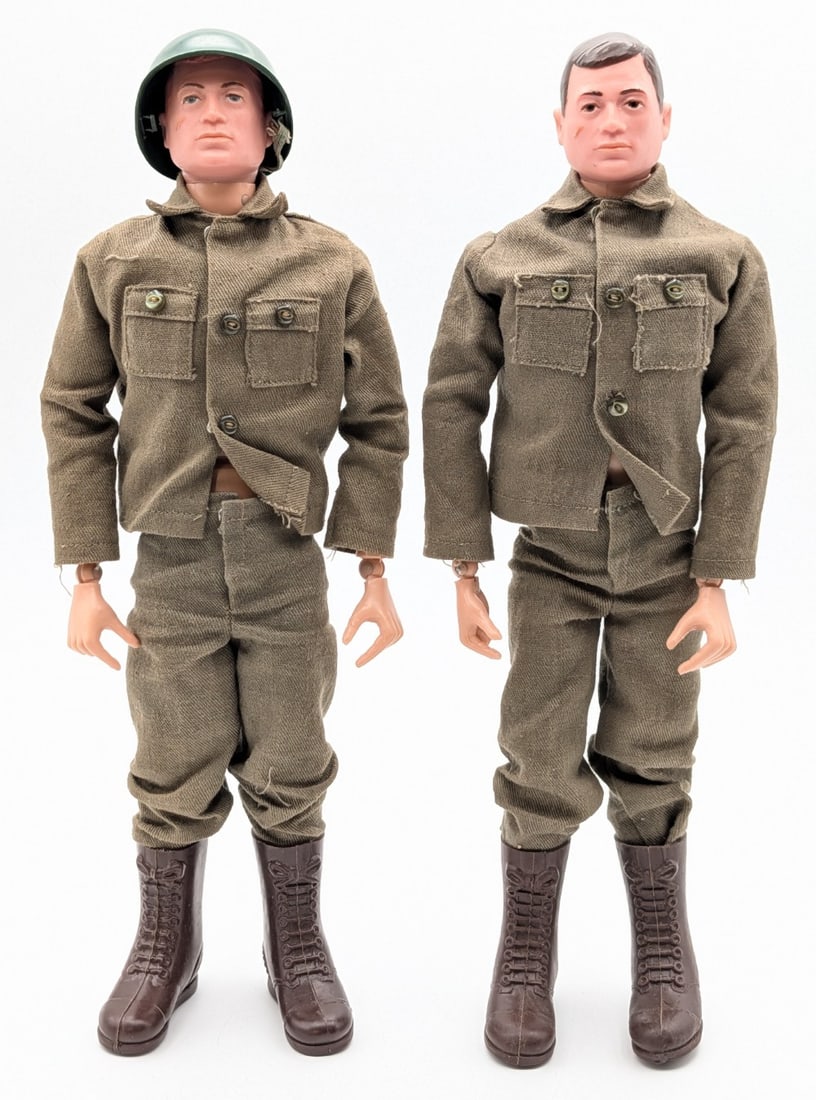 (2) Vintage Hasbro GI Joe Action Soldier Figures (1 of 9)