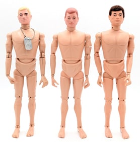 (3) Vintage Hasbro GI Joe Action Figures