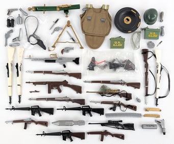 Vintage Hasbro GI Joe Rifles, Pistols, and Other Accessories