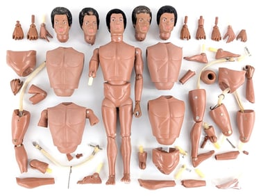 Vintage Hasbro GI Joe African American Action Figure Body Parts