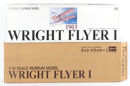 1/16 Scale Hasegawa 1903 Wright Flyer I Museum Model Kit - NIB