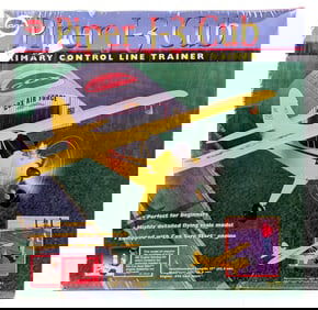 Vintage Cox Piper J-3 Club Primary Control Line Trainer Plane - Sealed Box