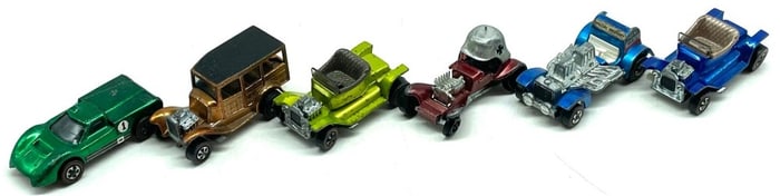 (6) Vintage Redline Hot Wheels