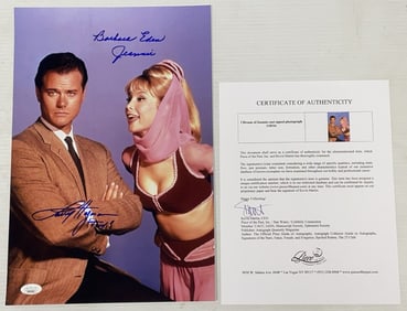 I Dream of Jeanie Cast Signed Photograph