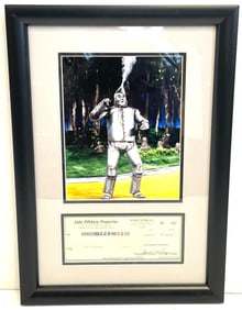 1967 Jack Haley Signed Bank Check