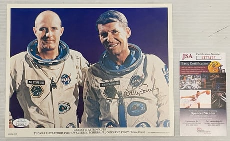 Wally Schirra Gemini VI Astronaut Photograph