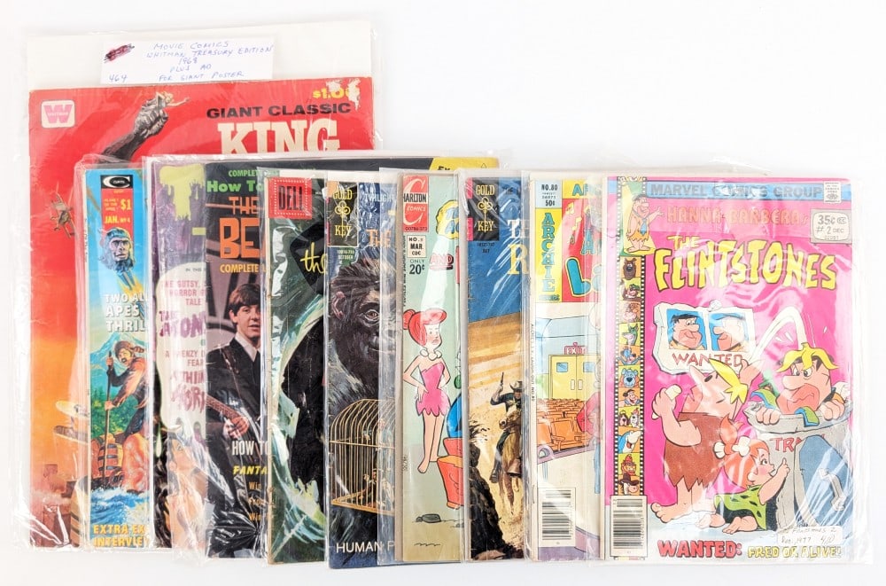 Vintage King Kong, Planet of the Apes, Terror Tales, Beatles, and Other Comic Books (1 of 6)
