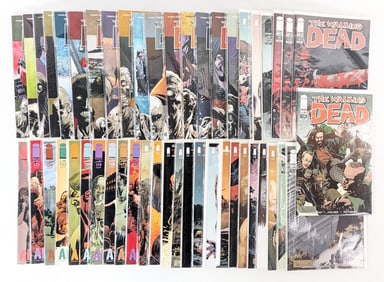 (48) The Walking Dead Comic Books & Books