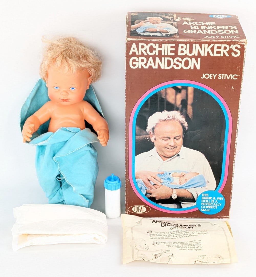 Vintage Ideal Toys Archie Bunker's Grandson Joey Stivic Doll In Box (1 of 10)
