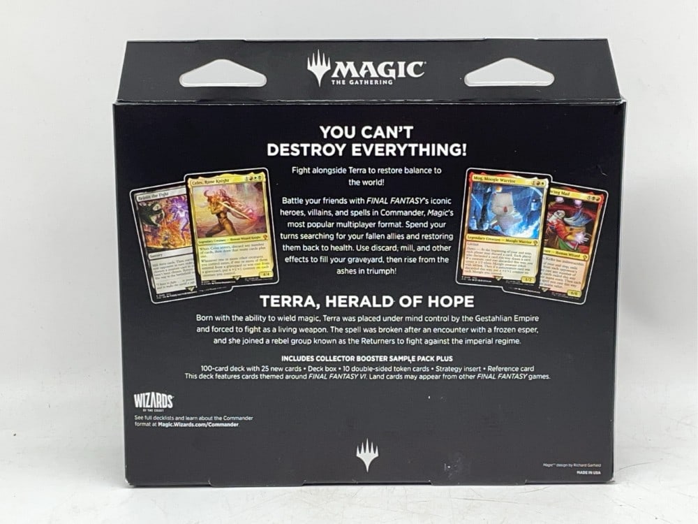 (4) Magic The Gathering Final Fantasy Commanders Deck - 5