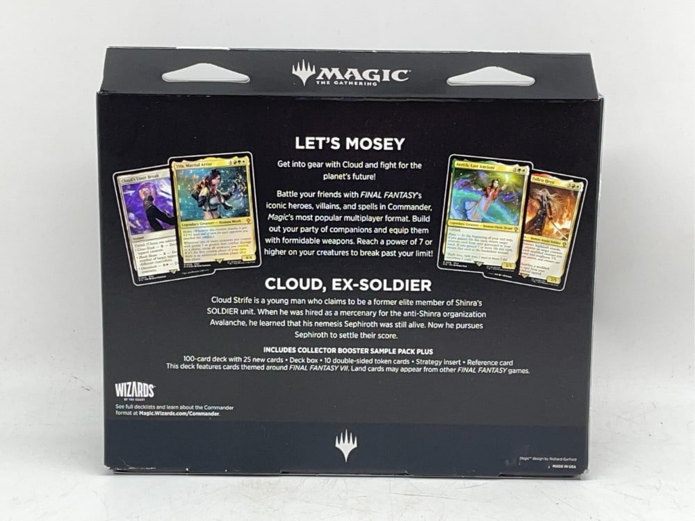 (4) Magic The Gathering Final Fantasy Commanders Deck - 8