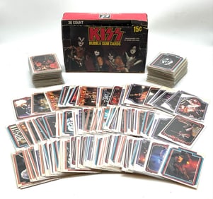 200+ 1978 Kiss AuCoin Trading Cards with Box