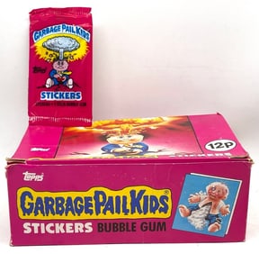 Vintage 1985 GPK Series 1 Wax Box 12p Adam Bomb 48 packs