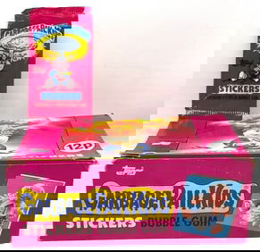 Vintage 1985 GPK Series 1 Wax Box 12p Adam Bomb 48 packs