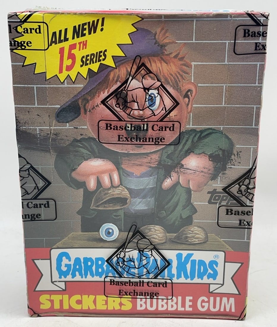 1988 Topps Garbage Pail Kids Unopened Series 15 Wax Box BBCE: 1988 Topps Garbage Pail Kids Unopened Series 15 Wax Box BBCE