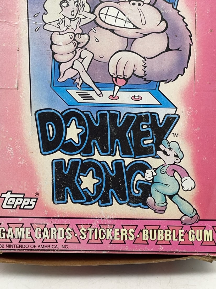 Vintage 1982 Topps Donkey Kong Game Cards & Stickers 36 Wax Packs