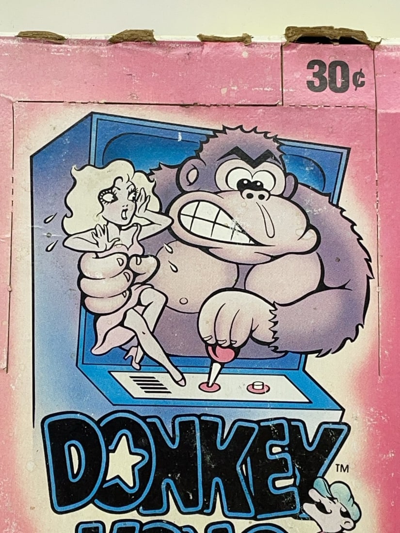 Vintage 1982 Topps Donkey Kong Game Cards & Stickers 36 Wax Packs