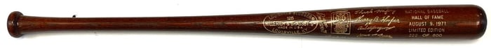 1971 National Baseball HOF Limited Edition Bat