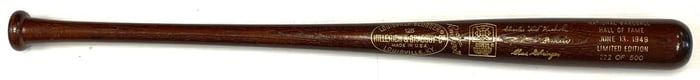 1949 National Baseball HOF Limited Edition Bat