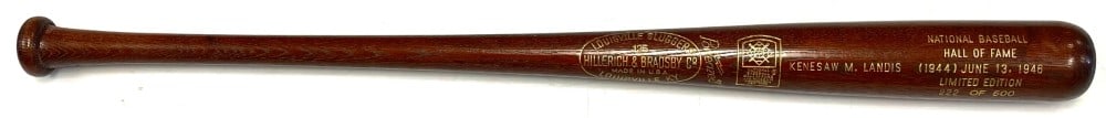 1946 (1944) National Baseball HOF Limited Edition Bat (1 of 5)