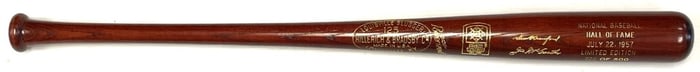 1957 National Baseball HOF Limited Edition Bat