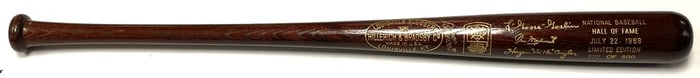 1968 National Baseball HOF Limited Edition Bat
