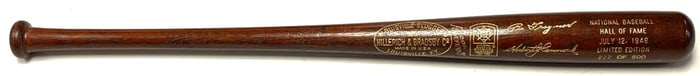 1948 National Baseball HOF Limited Edition Bat