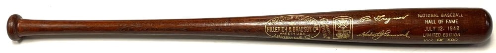 1948 National Baseball HOF Limited Edition Bat (1 of 5)
