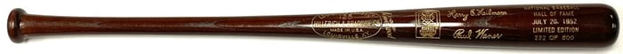 1952 National Baseball HOF Limited Edition Bat